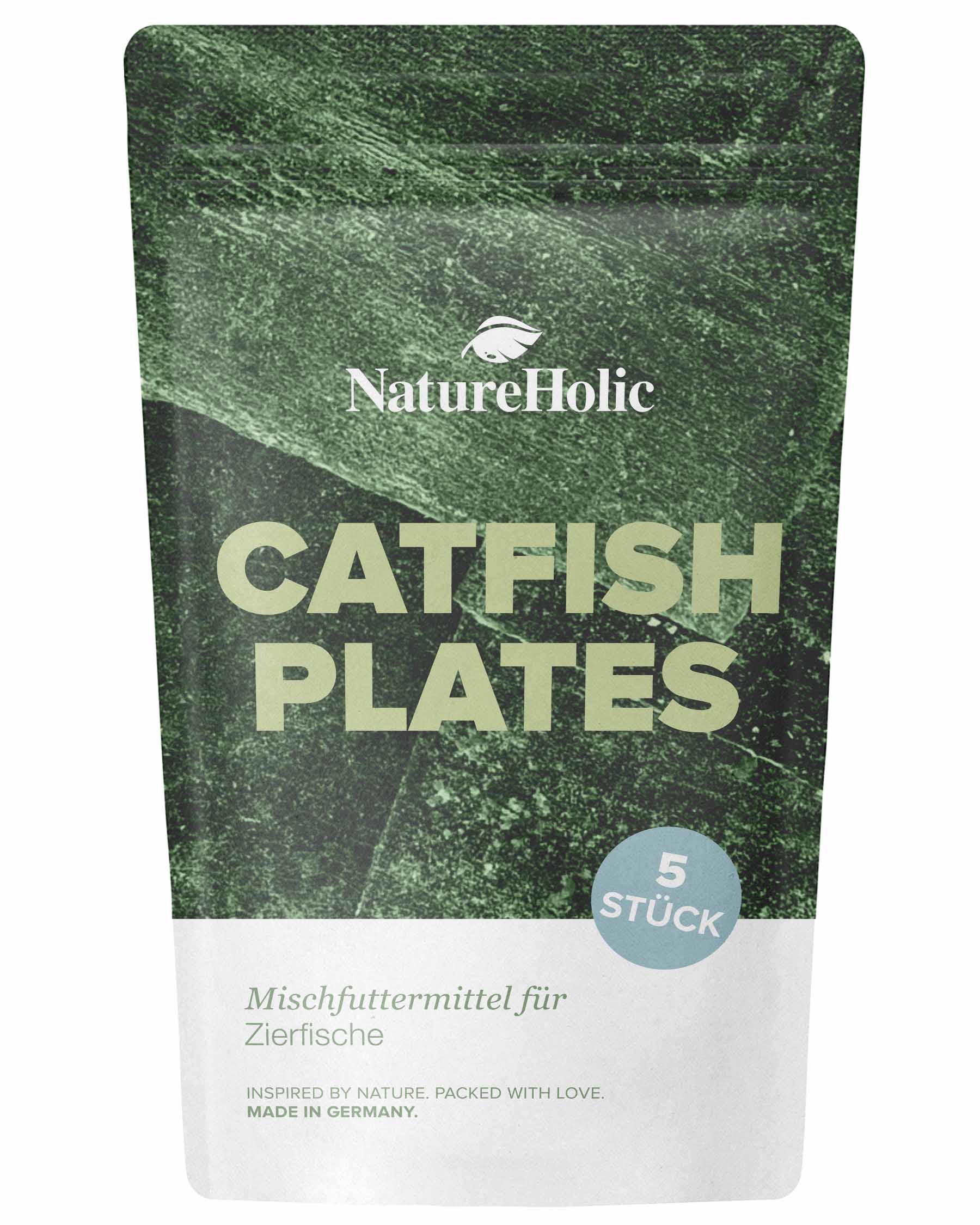 NatureHolic Catfish Plates Fischfutter 5 Stück